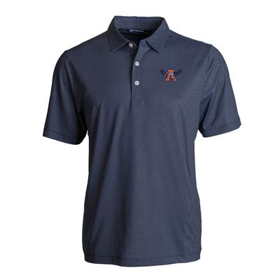 Auburn Cutter & Buck Vault Eagle A Symmetry Print Polo