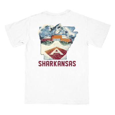 Arkansas B-Unlimited Sharkansas Comfort Wash Tee