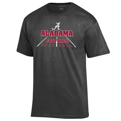 Alabama Champion Wordmark Football Field Tee