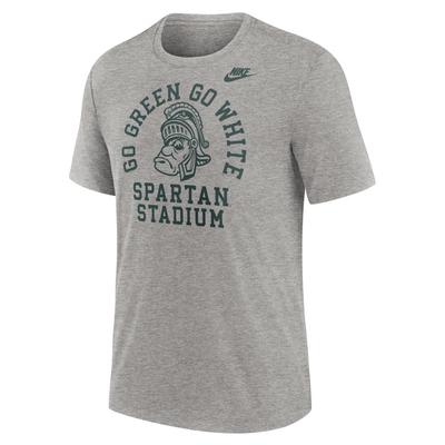 Michigan State Nike Triblend Legacy Local Tee