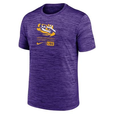 LSU Nike Dri-Fit Velocity Center Block Tee