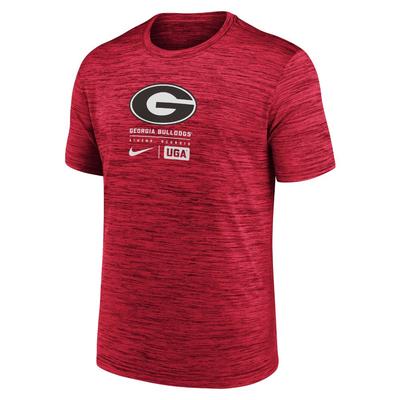 Georgia Nike Dri-Fit Velocity Center Block Tee