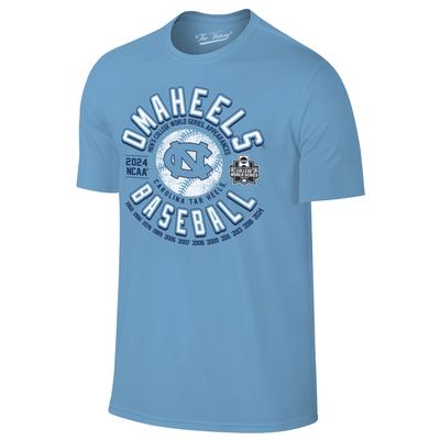 UNC 2024 CWS Omaheels Tee