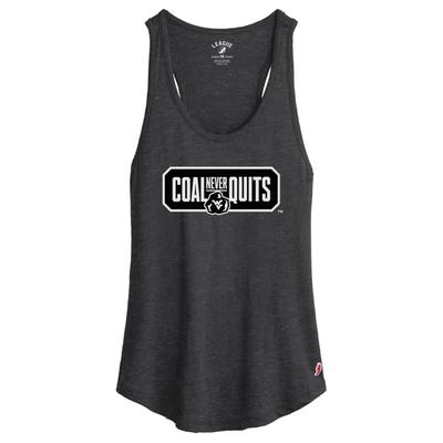 West Virginia League Coal Never Quits Tank Top