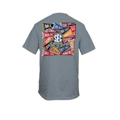 SEC More Pennants Comfort Colors Tee