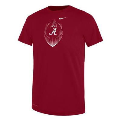 Alabama Nike Kids Legend Football Tee