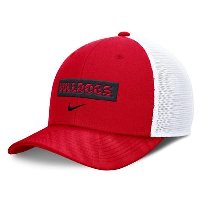 Georgia Nike Momentum Stripe Structured Trucker Cap