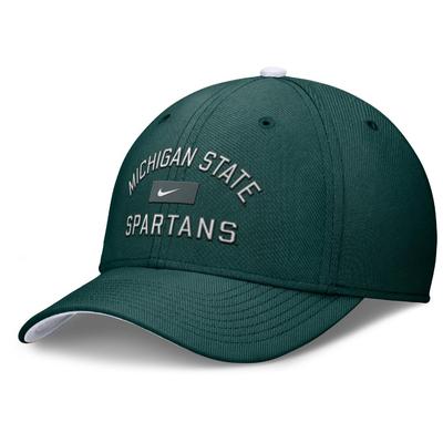 Michigan State Nike Rise Structured Swooshflex Cap