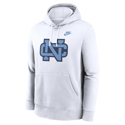 UNC Nike Legacy Logo Club Fleece Hoodie