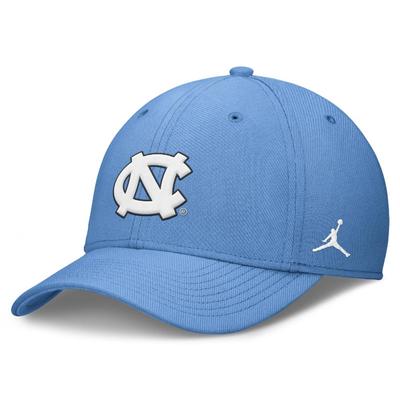 UNC Jordan Brand Rise Structured Swooshflex Cap