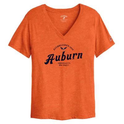 Auburn League Women's Intramural Boyfriend V-Neck Top