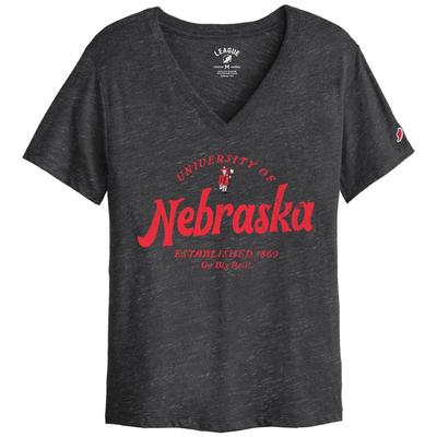 Nebraska League Women's Intramural Boyfriend V-Neck Top