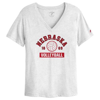 Nebraska League Women's Volleyball Intramural Boyfriend V-Neck Top