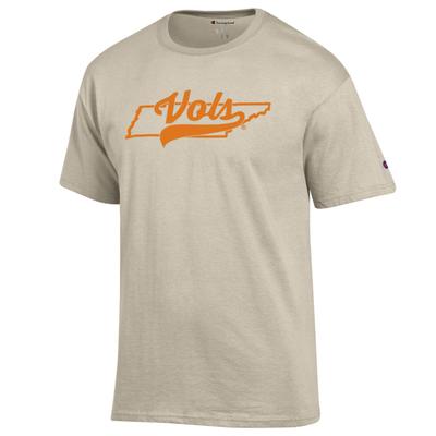 Tennessee Champion Logo Over State Tee