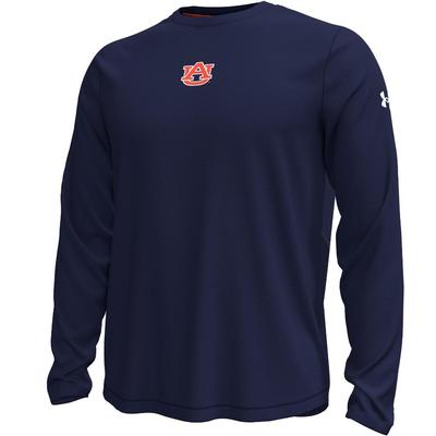 Auburn Under Armour Long Sleeve Knockout Tee NAVY