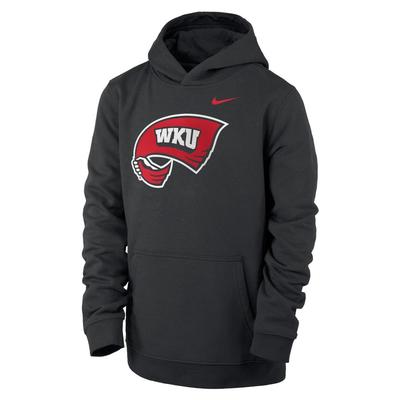 Western Kentucky Nike YOUTH Club Fleece Hoodie