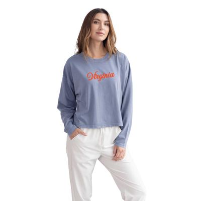 Virginia Chicka-D Sorority Girl Bar Harbour Long Sleeve Tee