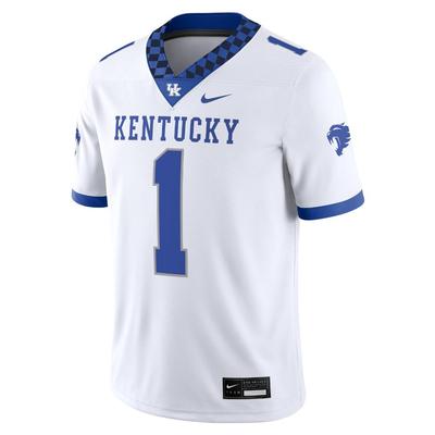 Kentucky Nike #1 Road Game Jersey