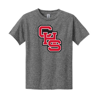 Central High School YOUTH Diagonal Logo Short Sleeve Tee