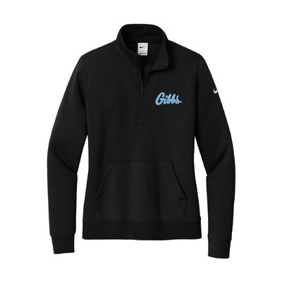 Gibbs Nike Women's 1/4 Zip Fleece Pullover