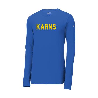 Karns Nike Straight Long Sleeve Tee