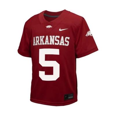 Arkansas Nike Kids Replica #5 Jersey