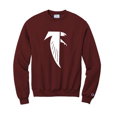 Fulton High School Champion Falcons Logo Crew Sweatshirt