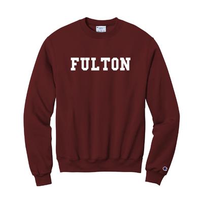 Fulton High School Champion Wordmark Crew Sweatshirt