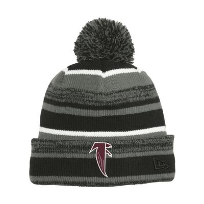 Fulton High School New Era Striped Beanie