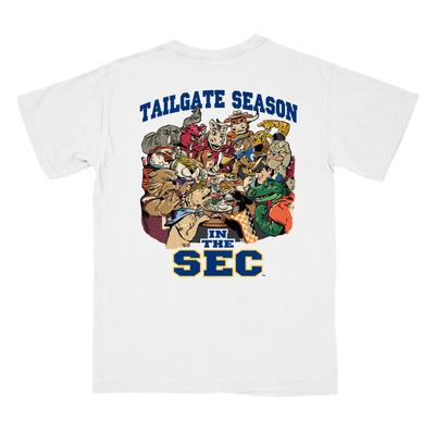 SEC Tailgate Season Comfort Colors Pocket Tee