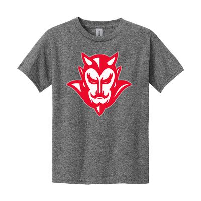 Halls YOUTH Red Devils Logo Short Sleeve Tee