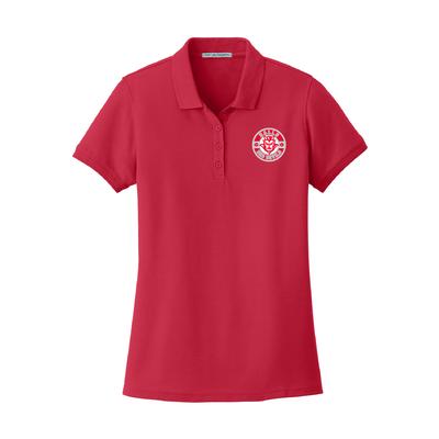 Halls Women's Circle Logo Polo