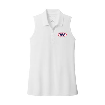 West High School Women's Logo Sleeveless Polo