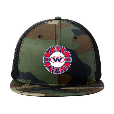 West High School New Era Camo Flat Bill Hat