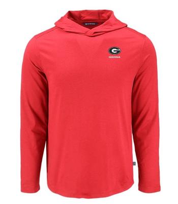 Georgia Cutter & Buck Coastline Epic Comfort Hooded Shirt