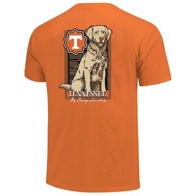 Tennessee Retriever Wooden Frame Comfort Colors Tee