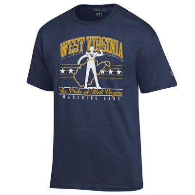 West Virginia Champion The Pride of WV Marching Band Tee