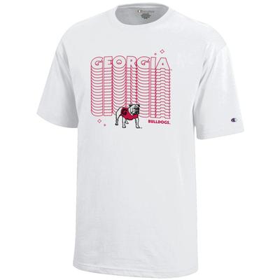 Georgia Champion YOUTH Wordmark Repeat Tee