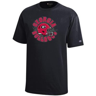 Georgia Champion YOUTH Circle Helmet Tee