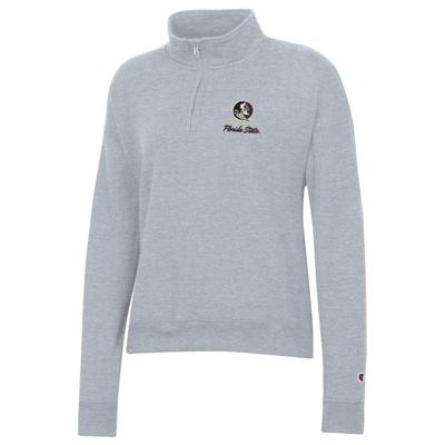 Florida State Champion Women's Logo Line Script Powerblend 1/4 Zip