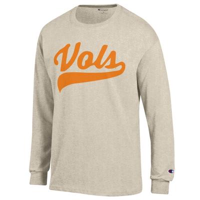 Tennessee Champion Vols Script Long Sleeve Tee