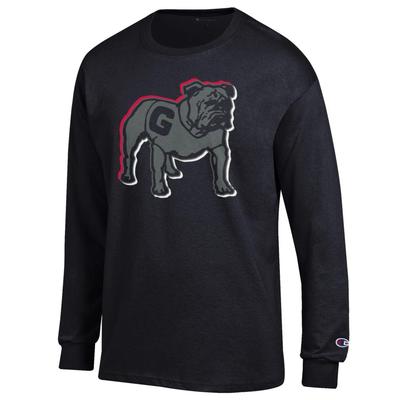 Georgia Champion Tonal Giant Logo Long Sleeve Tee