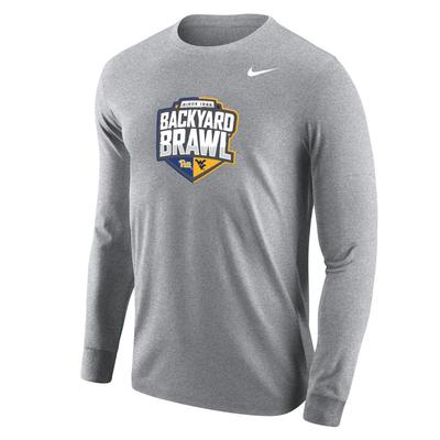 West Virginia Nike Backyard Brawl Core Cotton Long Sleeve Tee