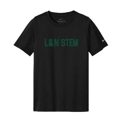 L&N Stem Academy Nike YOUTH Polyester Short Sleeve Tee