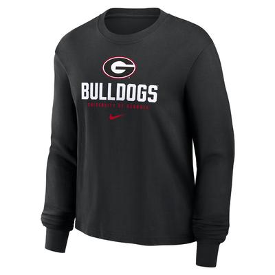 Georgia Nike Women's Cotton Boxy Long Sleeve Tee