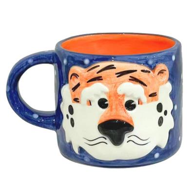 Auburn Glory Haus 16 Oz Raised Mascot Mug