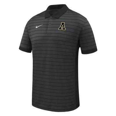 App State Nike Coach Victory Stripe Polo