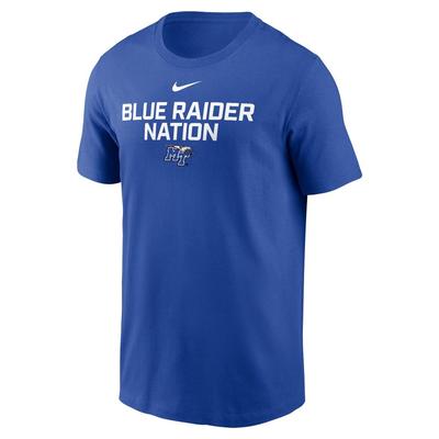 MTSU Nike Dri-Fit Cotton Team Issue Tee