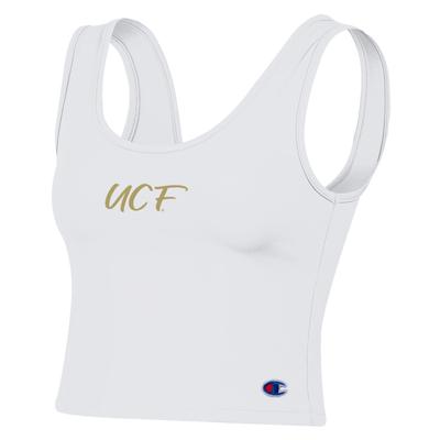 UCF Champion Tailgate Her Scoop Neck Crop Women's Tank Top