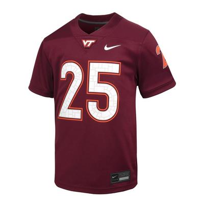 Virginia Tech Nike YOUTH #25 Replica Football Jersey